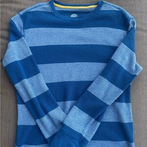 Wonder Nation Blue Crewneck Sweater Nautical Stripes